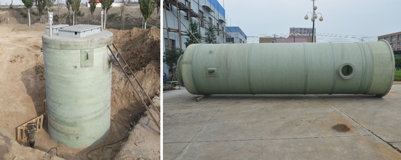 一體化預(yù)制泵站安裝現(xiàn)場(chǎng)